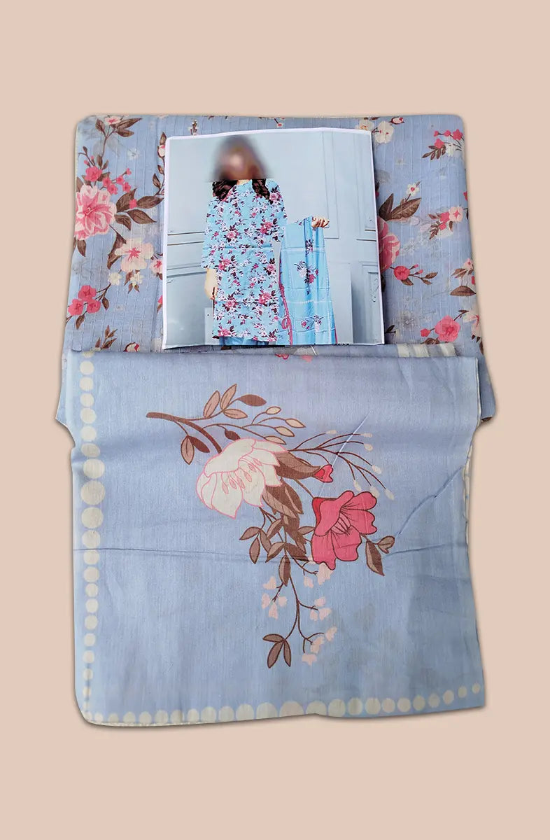 Sapphire Bana Dora Summer Lawn – 3 Piece Unstitched Suit